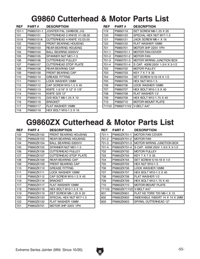 Part Diagram for G9860