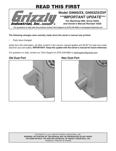 Part Diagram for G9860ZX