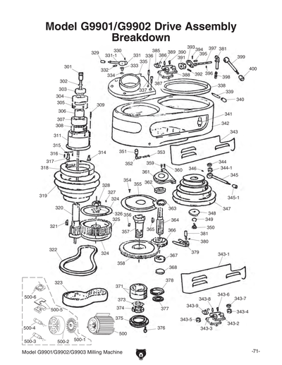 Part Diagram for G9903