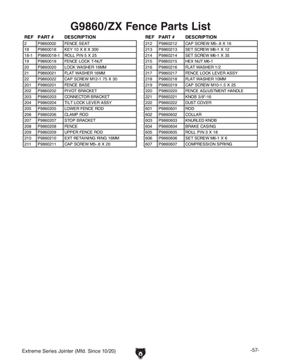 Part Diagram for G9953ZXF
