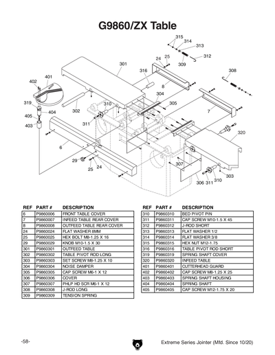Part Diagram for G9953ZXF