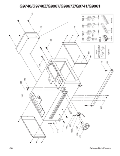 Part Diagram for G9967