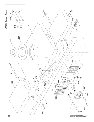 Part Diagram for G9968