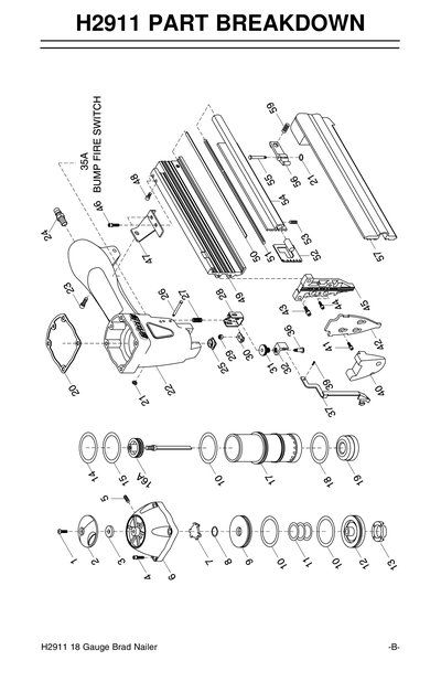 Part Diagram for H2911