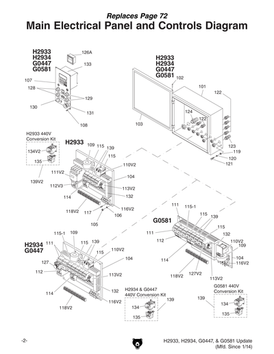 Parts for H2934 37