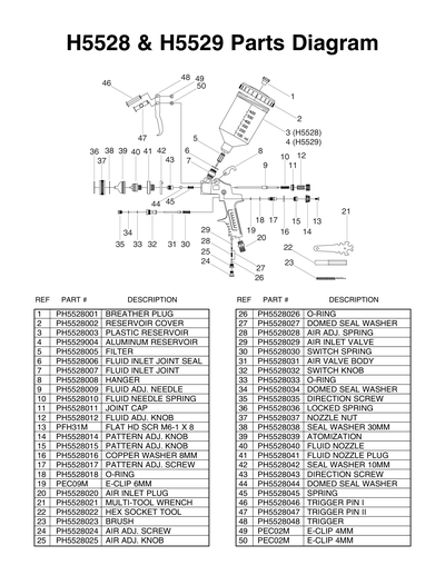 Part Diagram for H5528