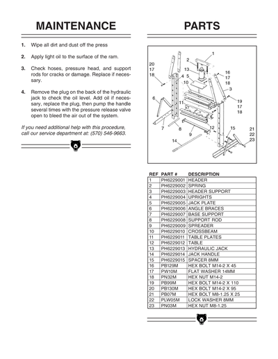 Part Diagram for H6229