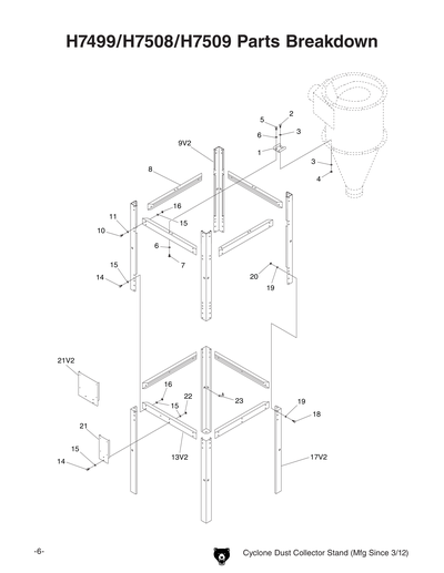 Part Diagram for H7499