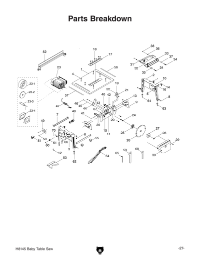 Part Diagram for H8145