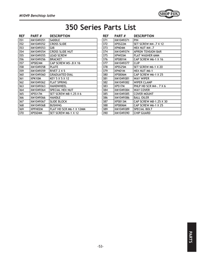 Part Diagram for M1049