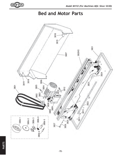 Part Diagram for M1112