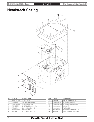 Part Diagram for SB1013F