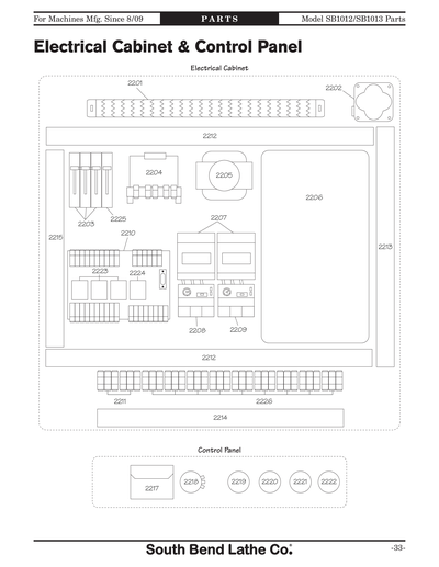 Part Diagram for SB1013F