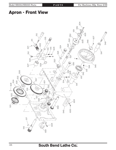 Part Diagram for SB1014