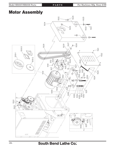 Part Diagram for SB1038F