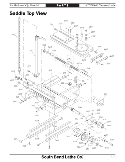 Parts for SB1039F 14