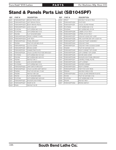 Part Diagram for SB1043PF