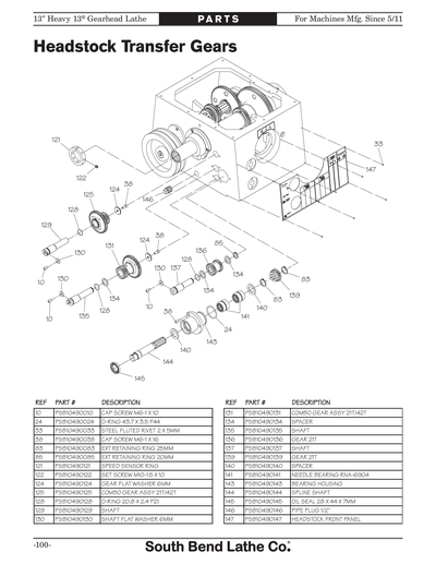 Part Diagram for SB1050
