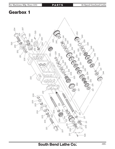 Part Diagram for SB1055F