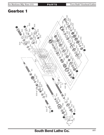 Part Diagram for SB1057F