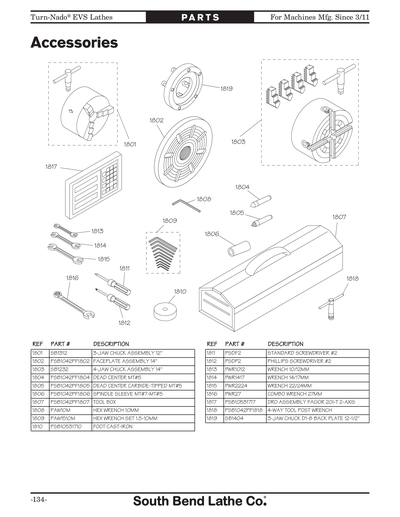 Part Diagram for SB1059F