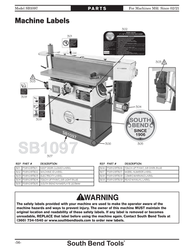 Part Diagram for SB1097