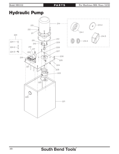 Part Diagram for SB1112