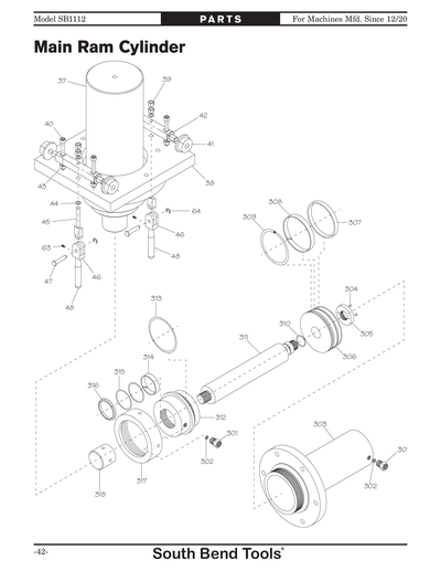 Part Diagram for SB1112