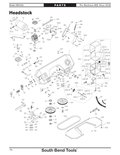 Part Diagram for SB1122