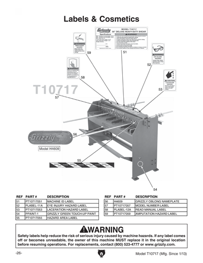 Part Diagram for T10717