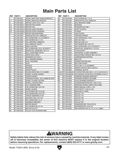 Part Diagram for T10814
