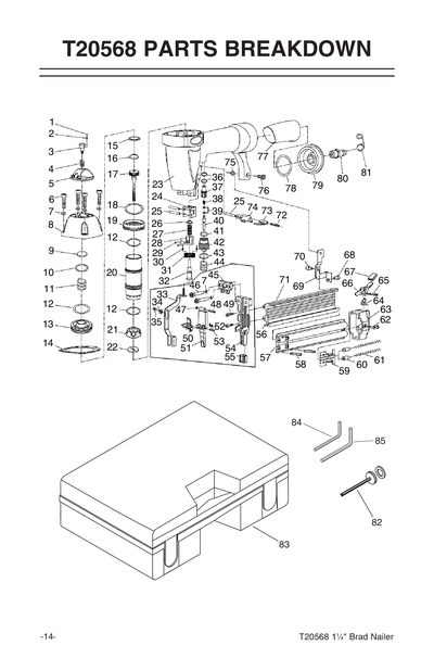 Part Diagram for T20568