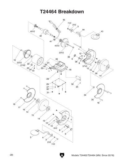 Part Diagram for T24464