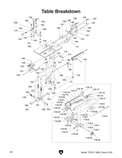 Part Diagram for T27577