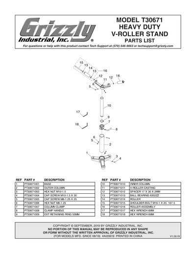 Part Diagram for T30671
