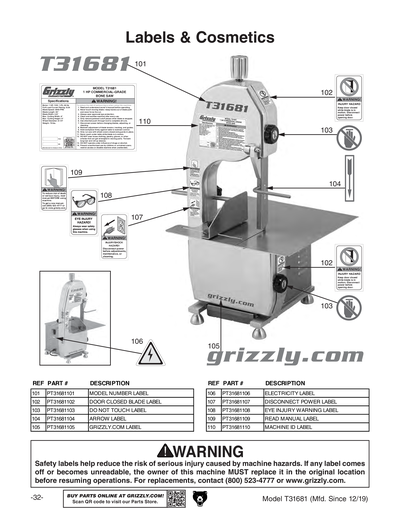 Part Diagram for T31681