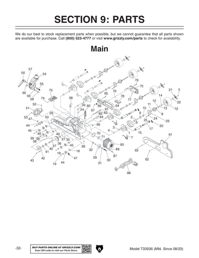 Part Diagram for T33926