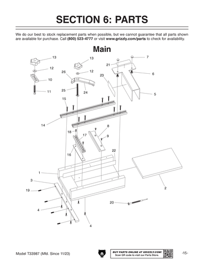 Part Diagram for T33987