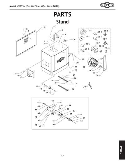 Part Diagram for W1755H