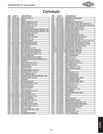 Part Diagram for W1772