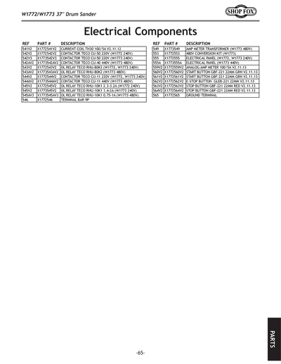 Part Diagram for W1772