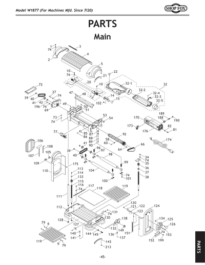 スピナーパーツオーダーページ Parts for W1877 13