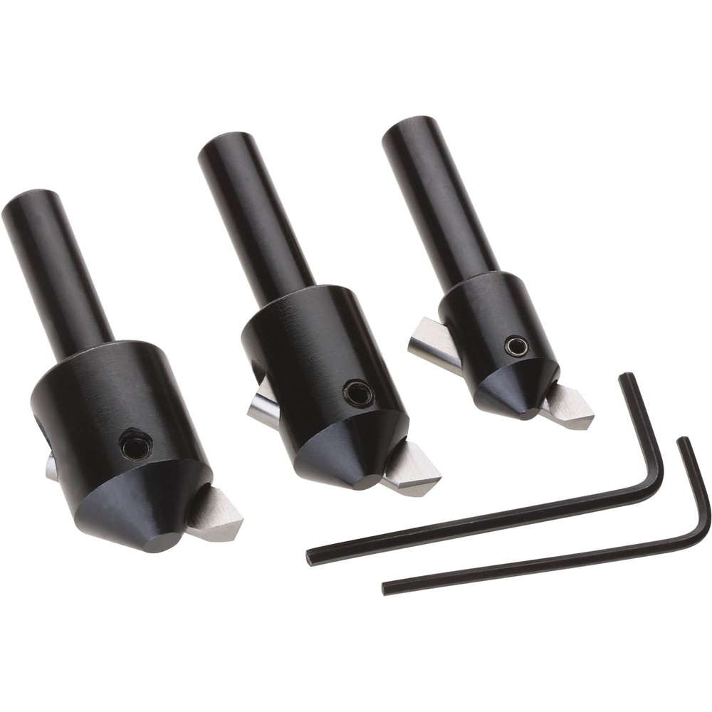 Grizzly H7537 - Round Fly Cutter Set, 3 pc. - Grizzly Industrial, Inc.