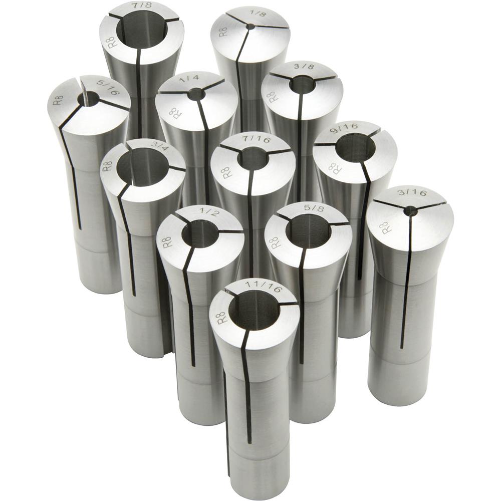 South Bend SB1280 - Precision R-8 Collet Set of 12 - Grizzly