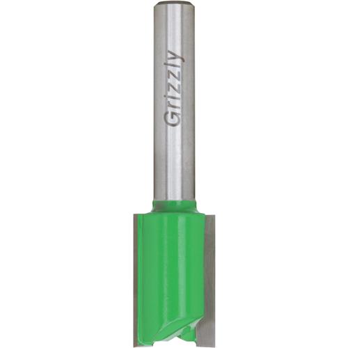 Image for Grizzly C1004 - Double Fluted Straight Bit, 1/4" Shank, 1/2" Dia.