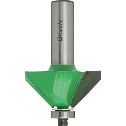 Image for Grizzly C1133 - 45 Chamfer Bit, 1/2" Shank, 1-5/8" Dia.