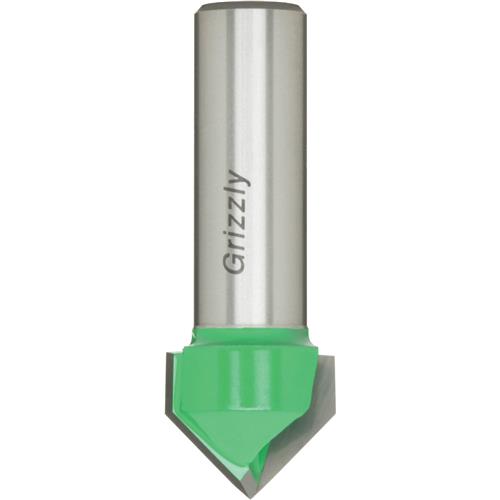Image for Grizzly C1209 - 90 V-Groove Bit, 1/2" Shank, 3/4" Cutter Dia.