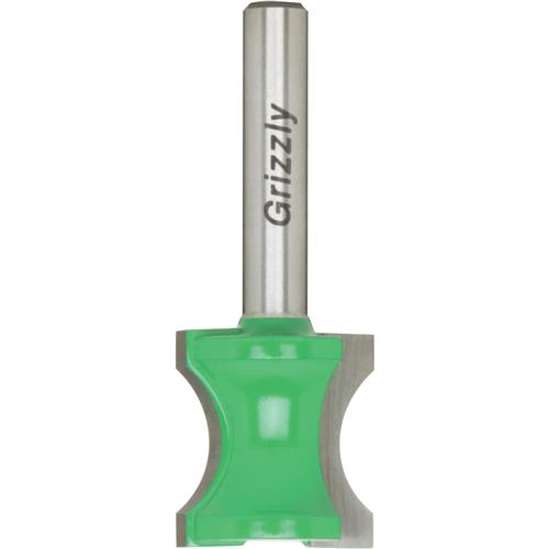 Image for Grizzly C1215 - Fingernail Bit (Half Radius), 1/4" Shank, 3/4"L