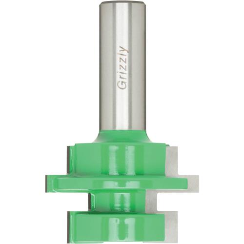 Image for Grizzly C1245 - Reversible Tongue & Groove Bit - Straight, 1/2" Shank