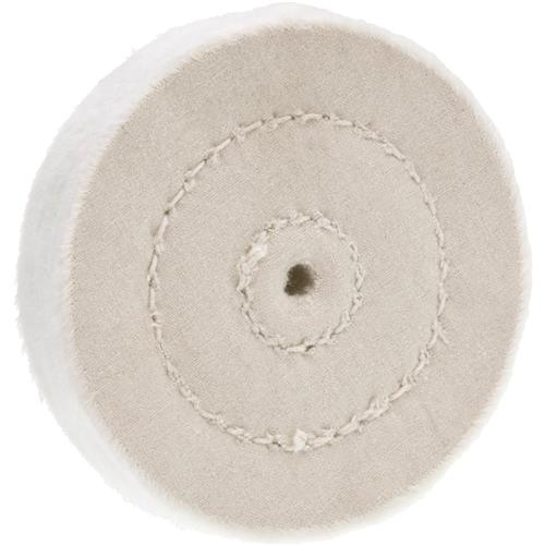 Image for Woodstock D2509 - 3" x 40 Ply x 1/4" Soft Muslin Buffing Wheel, 5,000 RPM